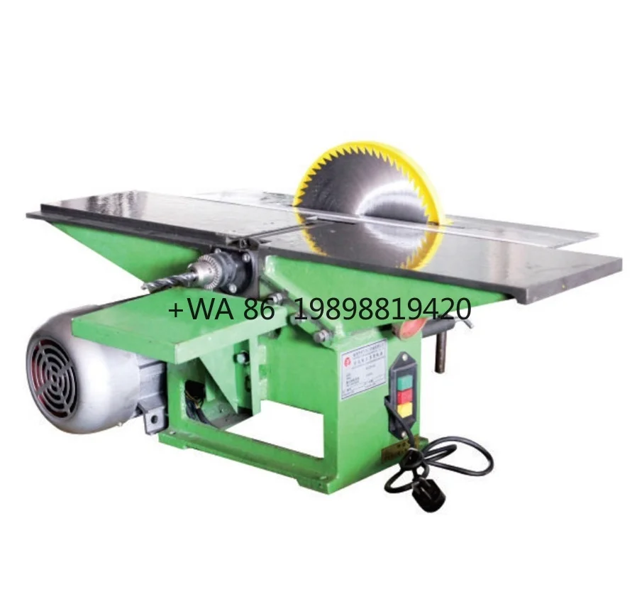 200mm Cheap Woodworking Wood Bench Muti Use Combined Combination Multifunction Table Cutting Saw Planer Jointer Driller Machine