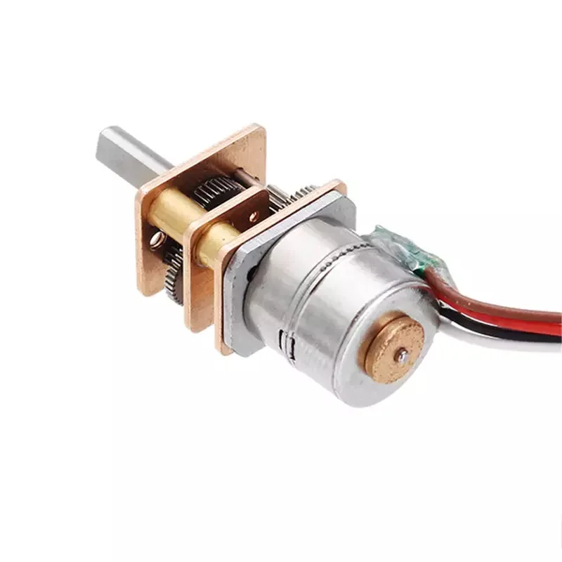 Mini 10mm Stepping Gear Motor DC 5V 2-phase 4-wire Stepper Motor Reduction ratio 20:1/50:1/100:1/150:1/ 298:1