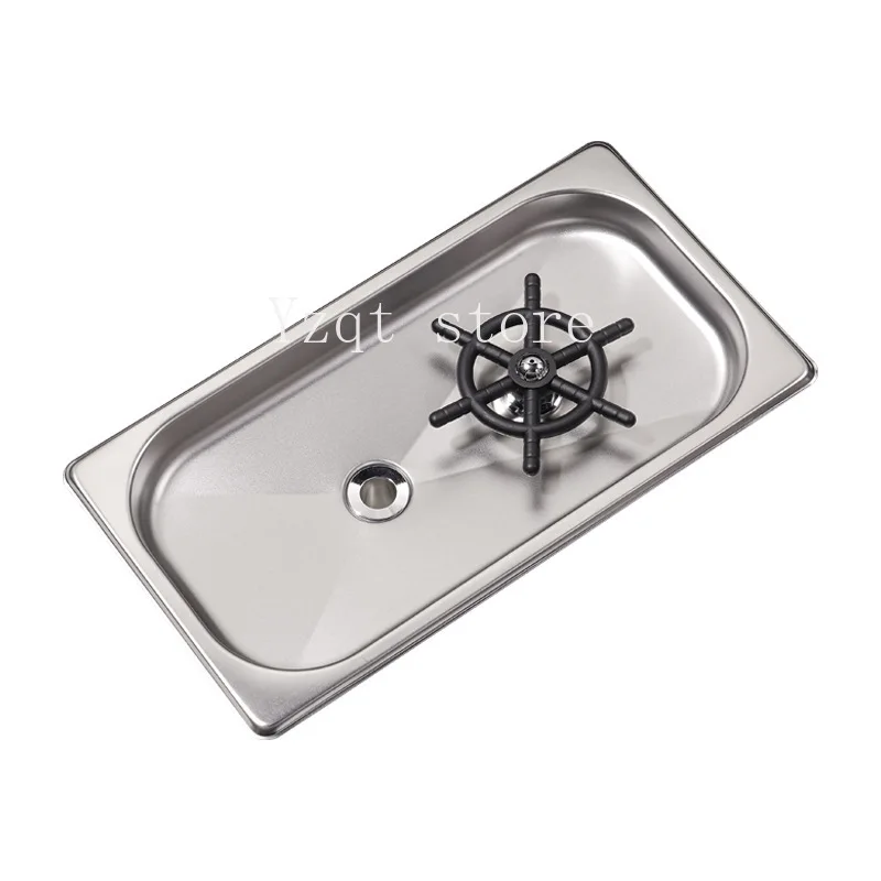 

Stainless steel automatic cup washer no-clean bar café water cup washer with 2 hoses