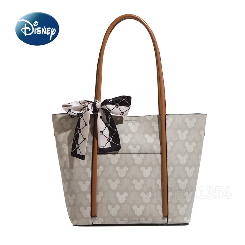 Disney Mickey New Women's Handbag Print Fashion Women's Shoulder Bag Large Capacity Travel Casual Women's Tote Bag High Quality