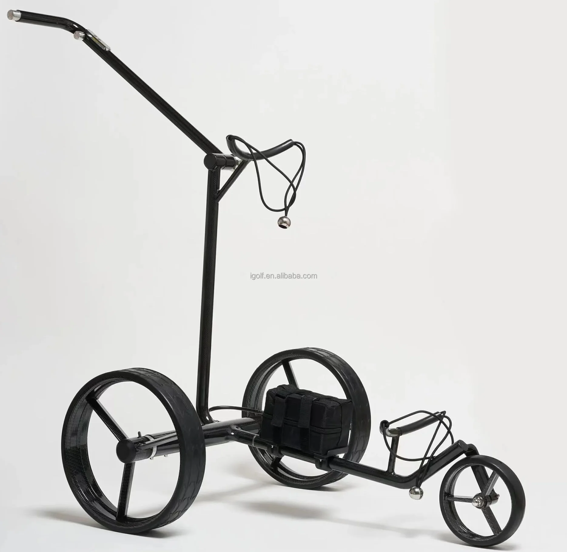

3 Wheel Golf Push Cart Golf Trolley Foldable Golf Bag Car