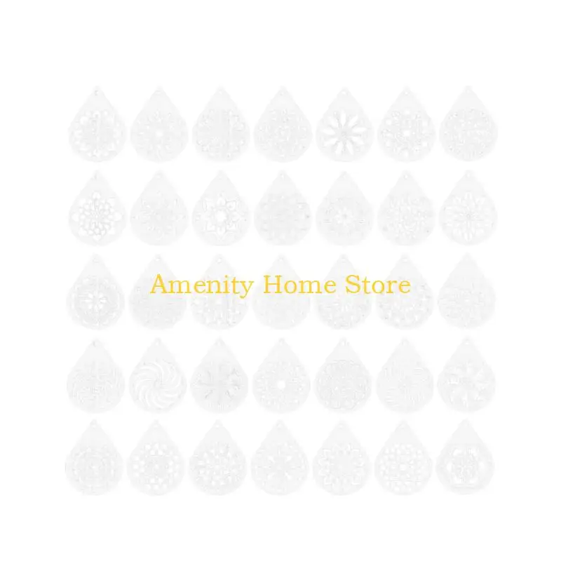 F26C DIY Pattern Stencils Washable PET Floral Set for Rock Painting, Fabric Doodling, Wall Decoration and Craft Tracing