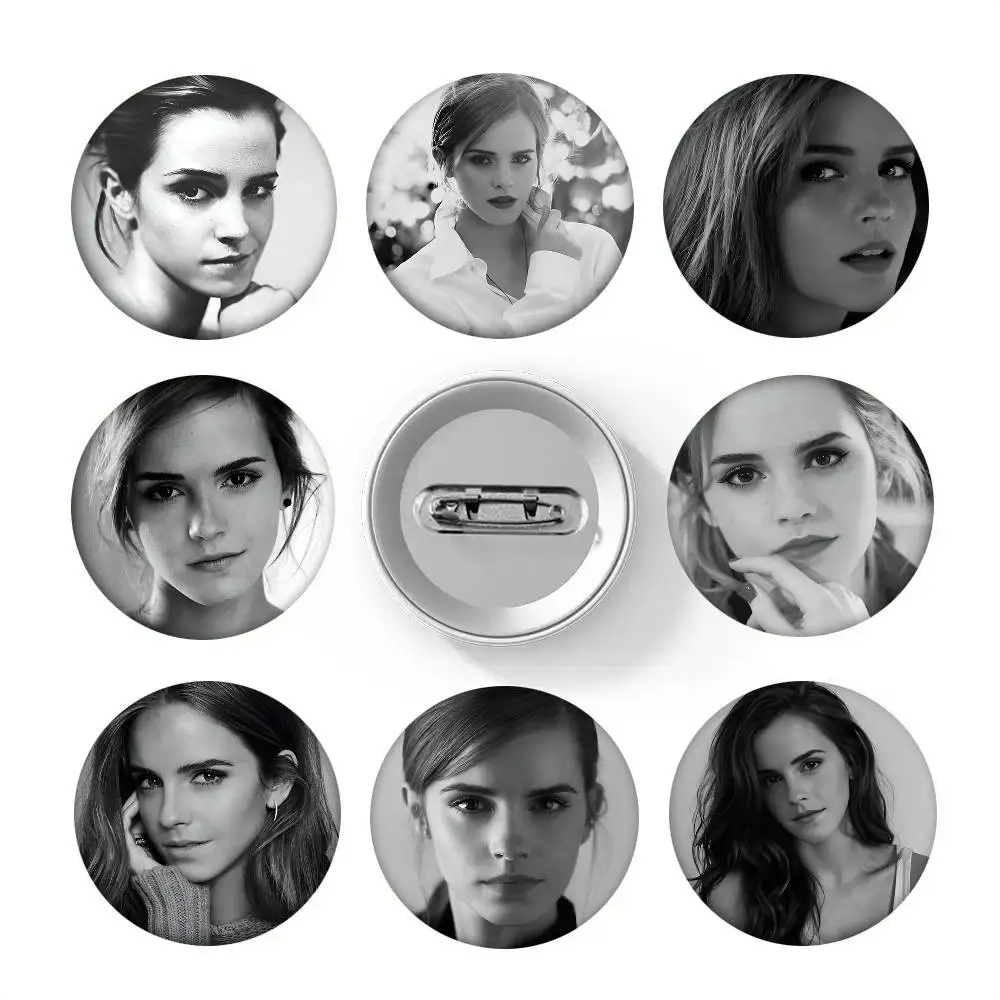 Hot Actor E-Emma W-Watson Round Badges Can Be Used To Decorate Clothes And Backpack Pins