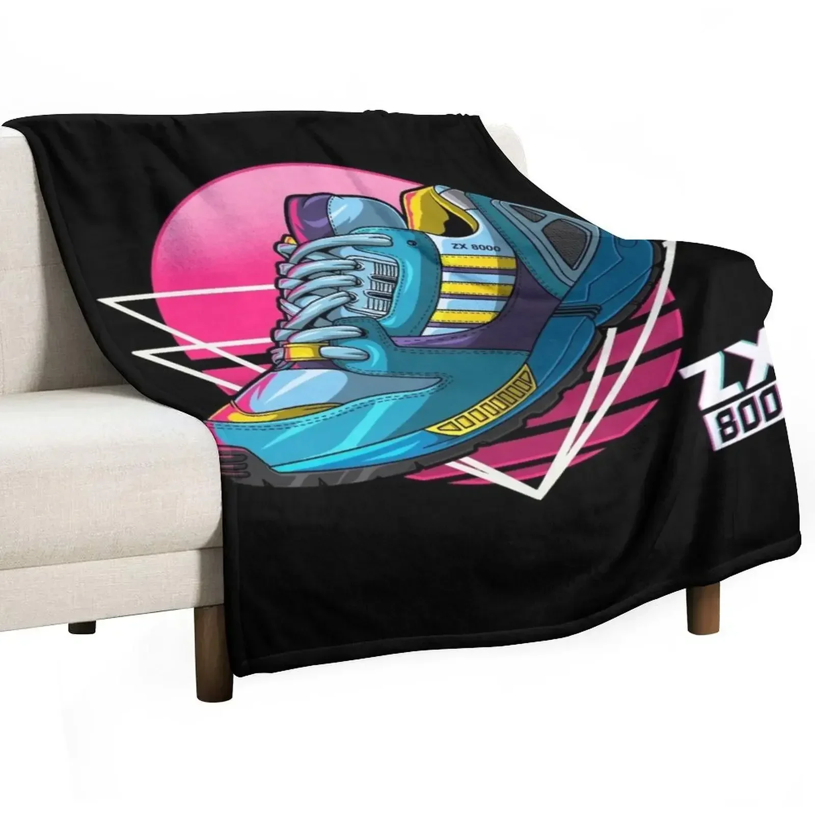 

Zx Aqua 8000 Sneaker Lifestyle ninetees Retro Runner Torsion Throw Blanket Plaid Luxury Thicken Decorative Beds Blankets