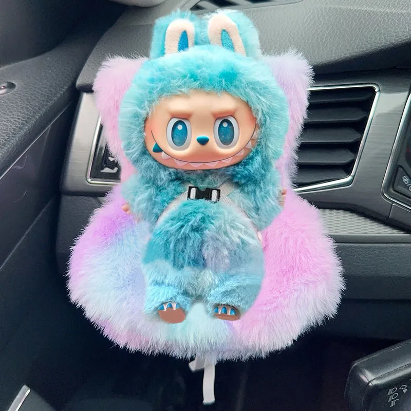 

Car Doll Safety Seat for Labubu Cartoon Chair Model for 17cm Labubu Car Seat Outlet Decor for Labubu Doll Car Interior Styling