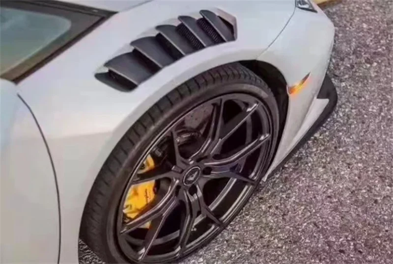 

Переднее крыло из углеродного волокна в стиле V, полусухое для Lamborghini Huracan LP610 LP580 Lambo Huracan