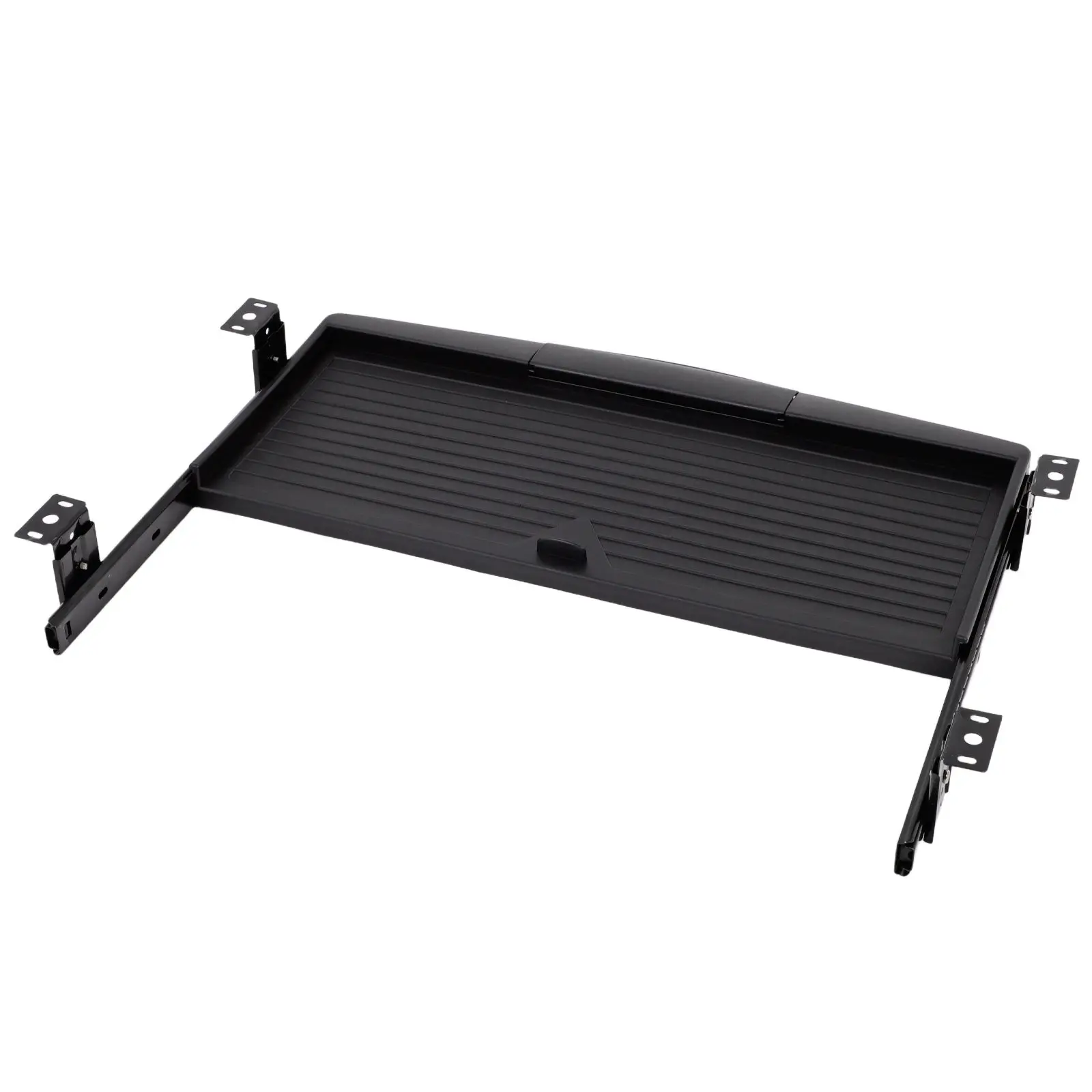 Aluminum Alloy PP Keyboard Tray Under Desk Slide Out Drawer Type Storage Plate for Keyboard Mouse Office Desk Organizer