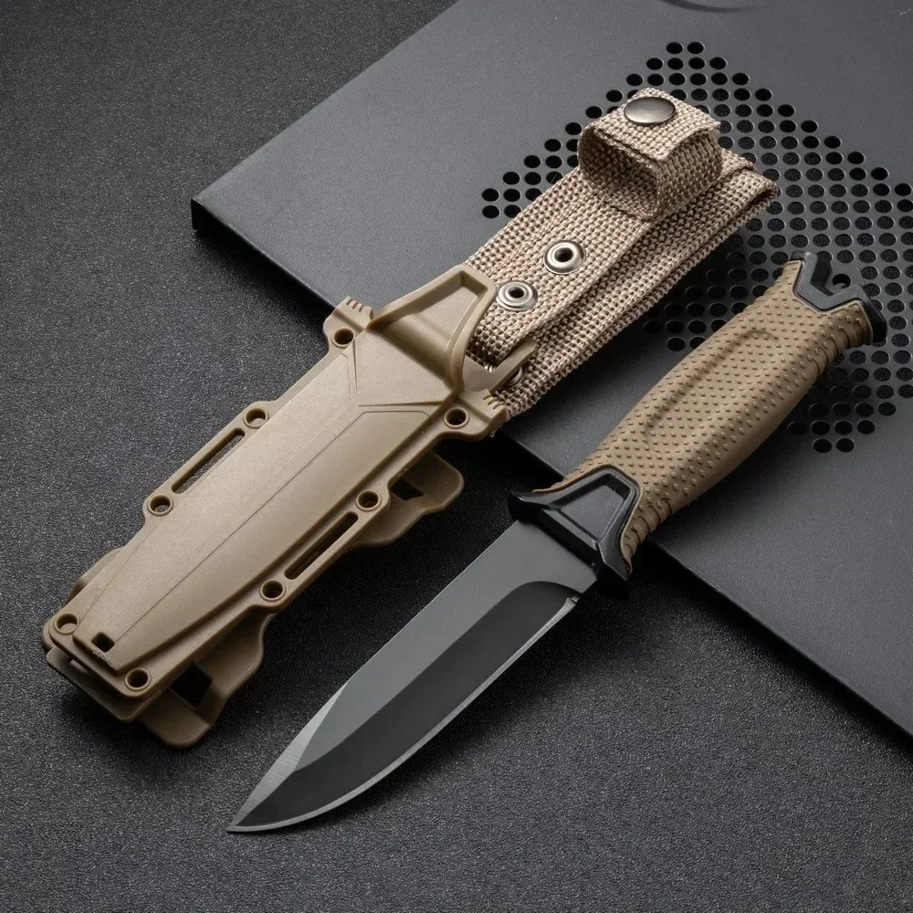 Messer mit feststehender Klinge für Outdoor, Freizeit, Trekking, Grillen, Jagd, Angeln, tragbares EDC, Urlaubsgeschenke, unverzichtbares Ausrüstungswerkzeug