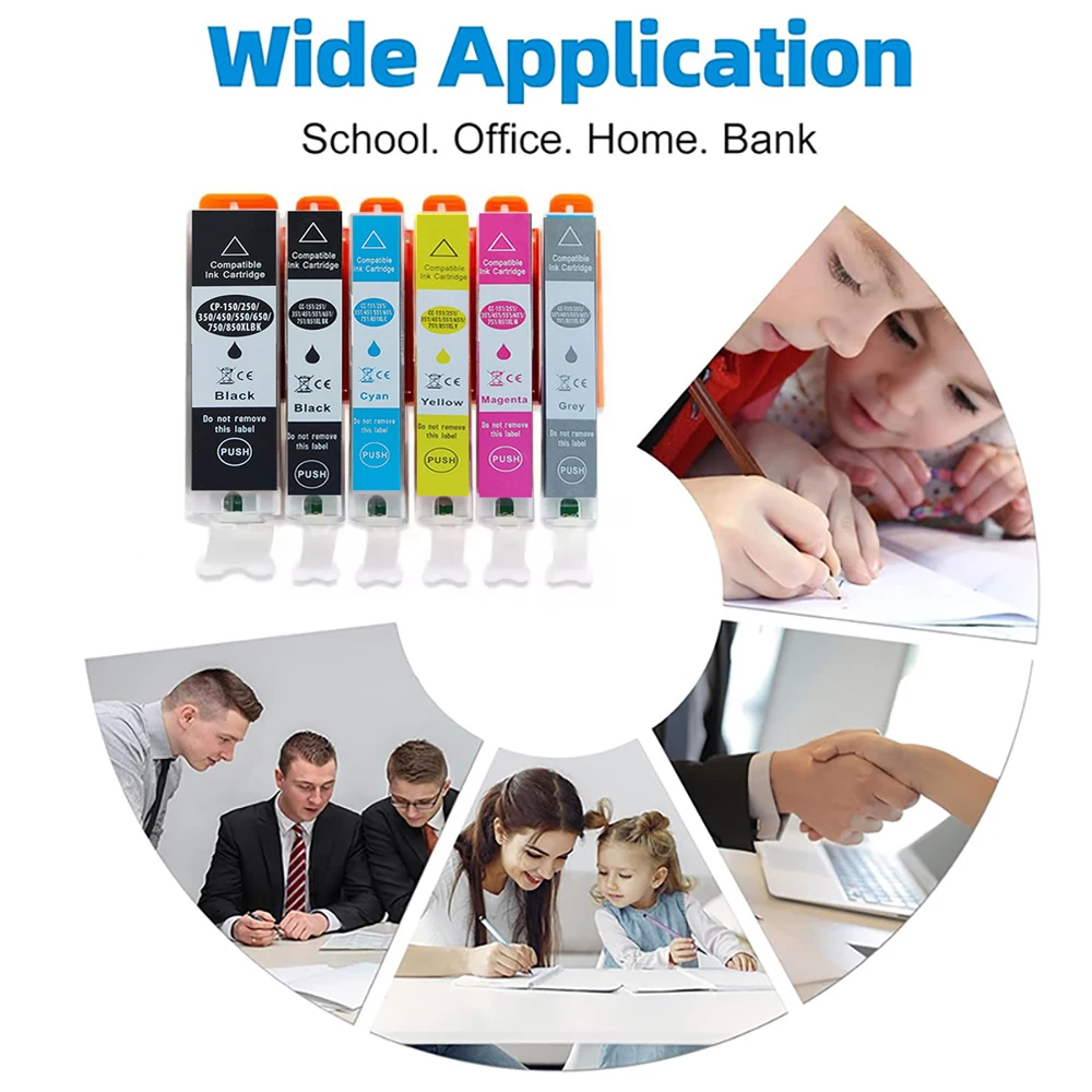 PGI-250 CLI-251 PGI250 CLI251 250XL 251XL Compatible ink Cartridge For Canon PIXMA MG6320 MG7120 IP8720 MG7520 MG5420 printer