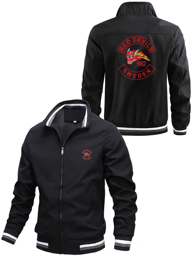 

2025 Men's Spring/Autumn letter-printed jacket, a high-quality and fashionable sporty outdoor men's coat