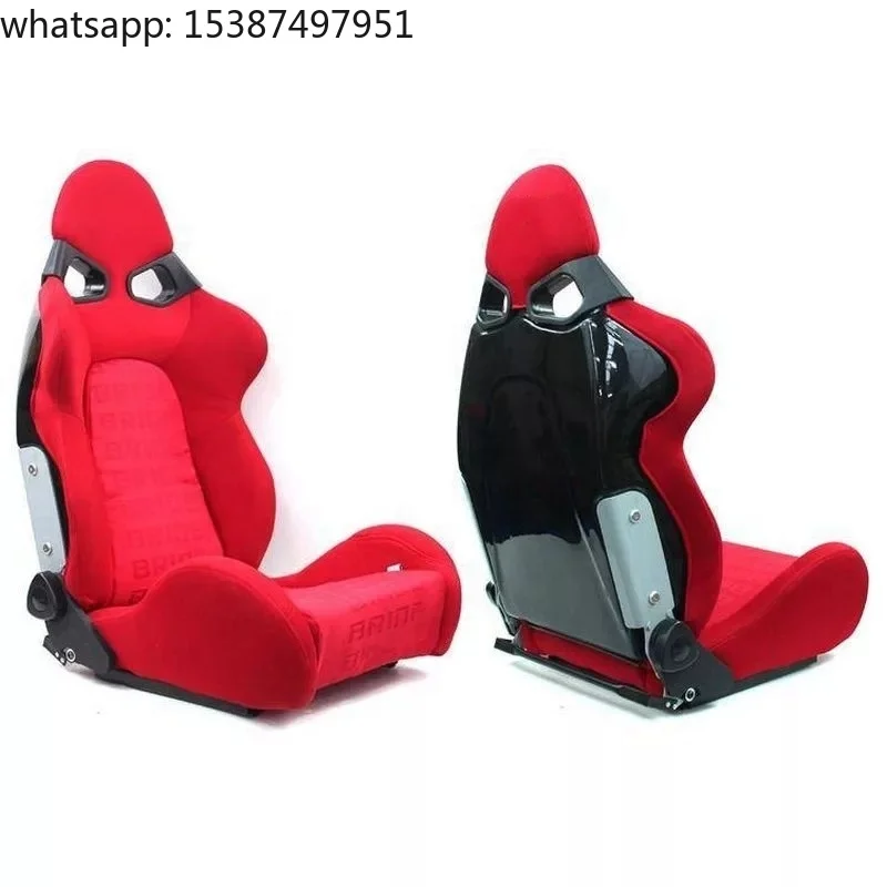 For Reclinable Sport Racing Seat CUGAR Premium Fabric Bucket Seat with Dual Lock Sliders for JDM & Track Performance