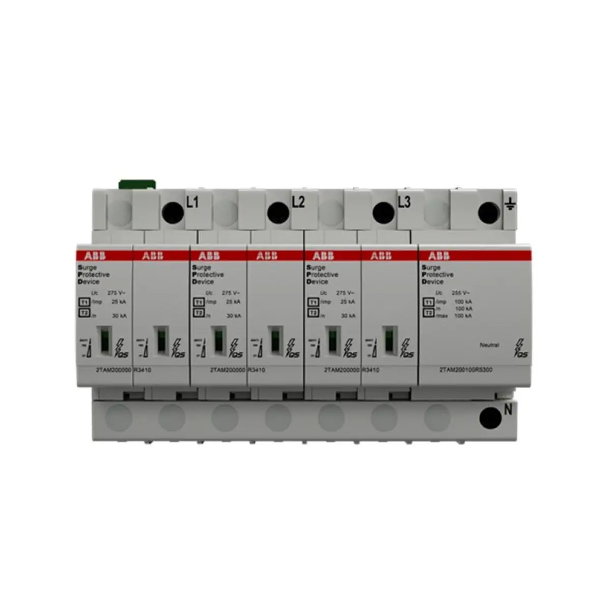 10254730 OVR T1-T2 3N 25-275s P QS 2TAM204100R3410  Surge Protective Device