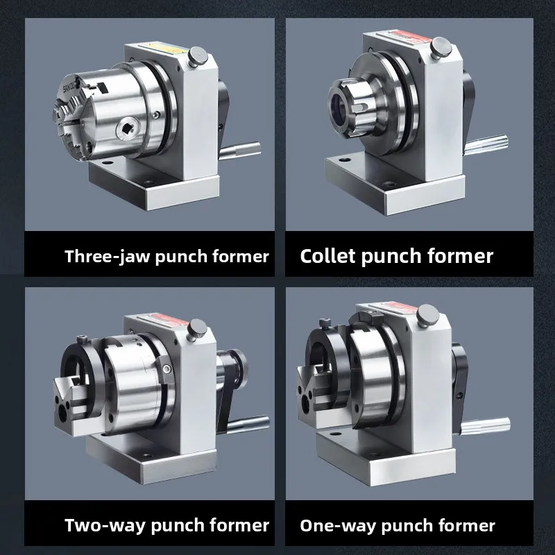 High Precision 3-Jaw Punch Former Grinding Machine – Uni/Bi-Directional with ER32 Collet for Needle/OD Grinding