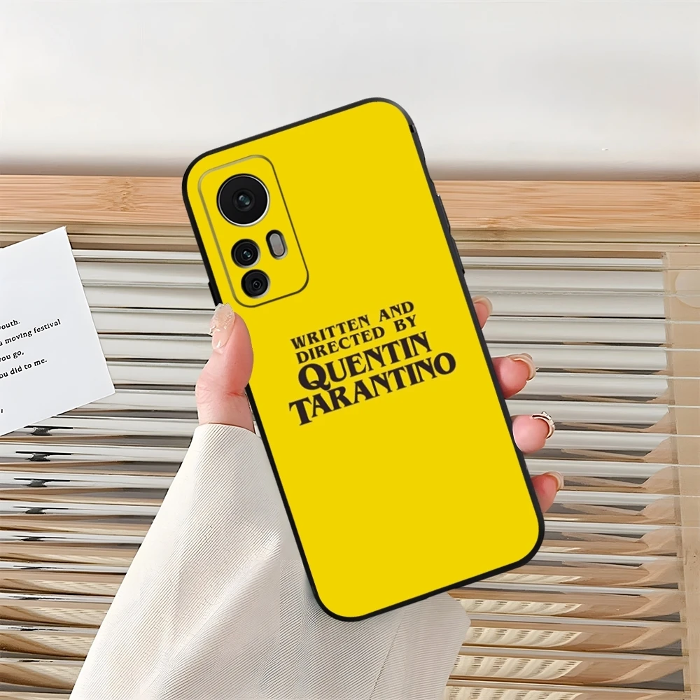 Written Directed Quentin Tarantino Phone Case for Xiaomi Redmi Note 13 14 10 12 Pro POCO F4 F5 X5 Pro 12 13 11T Lite Ultra Shell