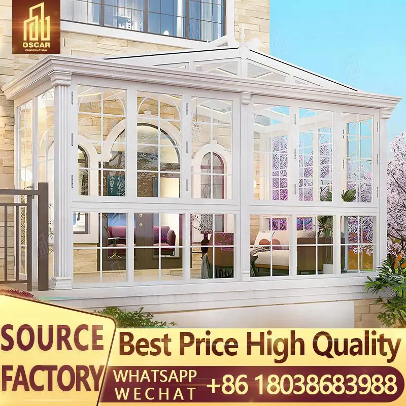 

Customizable All Aluminum Solarium for Patio Use in US Factory Direct Aluminum Sunroom