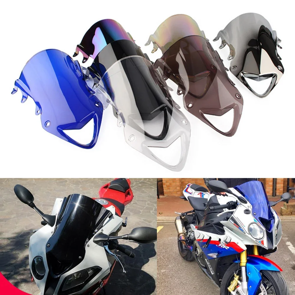 For BMW S1000RR S1000 S 1000 RR 2009-2012 2013 2014 WindScreen Accessories Fairing Deflector Motorcycle Double Bubble Windshield