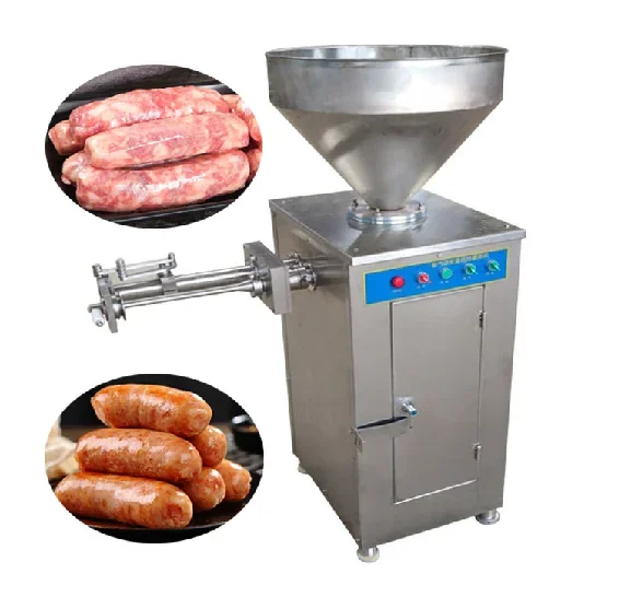 Meat Sausage Product Making Filling Machinetwister Automatic Sausage Stuffer With Twisting Function