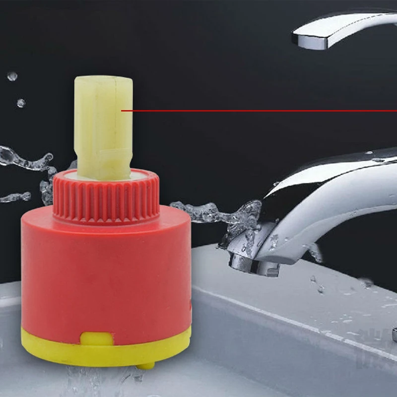 Bathroom Replacement Faucet Cold and hot mixed ceramic valve core shower faucet accessories 35/40mm wash basin on-off core