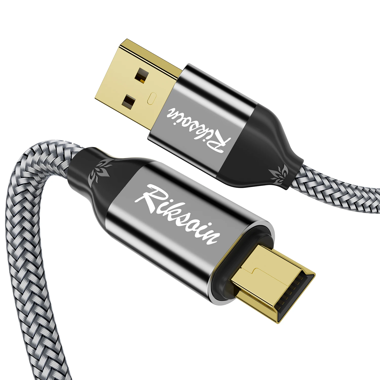 USB 2.0 Type A Male to Mini B Mini USB Charging Cord Compatible with Hero 3+, PS3 Controller, Digital Camera, Dash Cam, MP3 Play