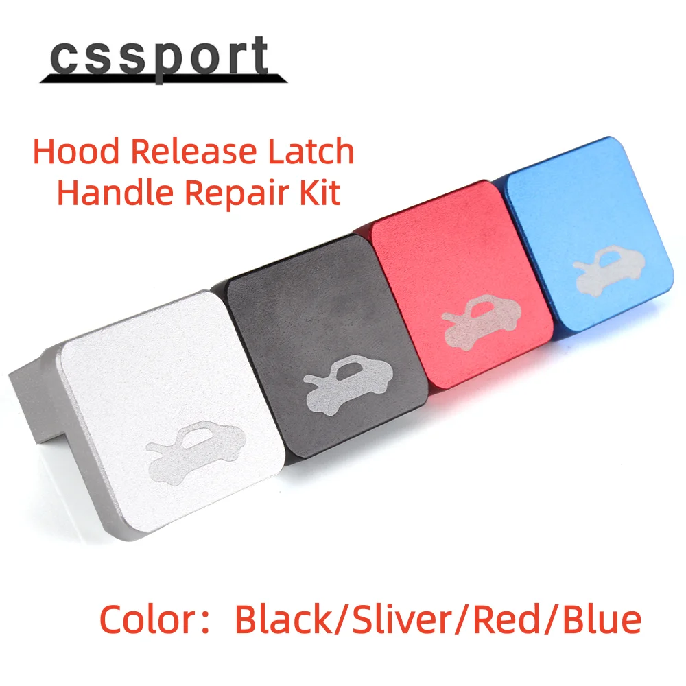 Car Hood Release Latch Black Sliver Red Blue For 1996-2011 Honda Civic Handle Repair Kit Auto Accessories Engine Cover Lock