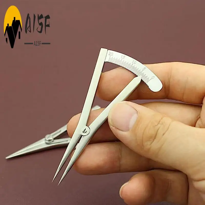 

A15F-1 PCS Diy Handmade Leather Leather Art Stainless Steel Scribe Gauge Adjustable Edger