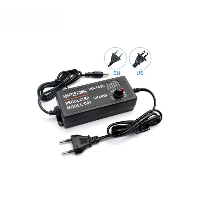 

Adjustable Voltage LED AC DC Power Supply 3v To 24V 3A Power Adapter for Stepless Voltage Stabilization of LED Motors