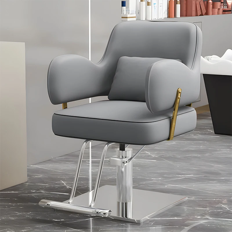 

Hairdressing Chair Dedicated To The Hair Salon Rotating Simple Hairdressing Chair High -end Hair Clip Seat Barber Accessories