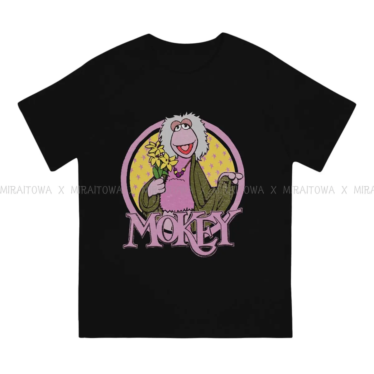 Mokey  Harajuku TShirt Fraggle Rock Muppets Anime Style Streetwear Casual T Shirt Male Short Sleeve Special Gift Idea