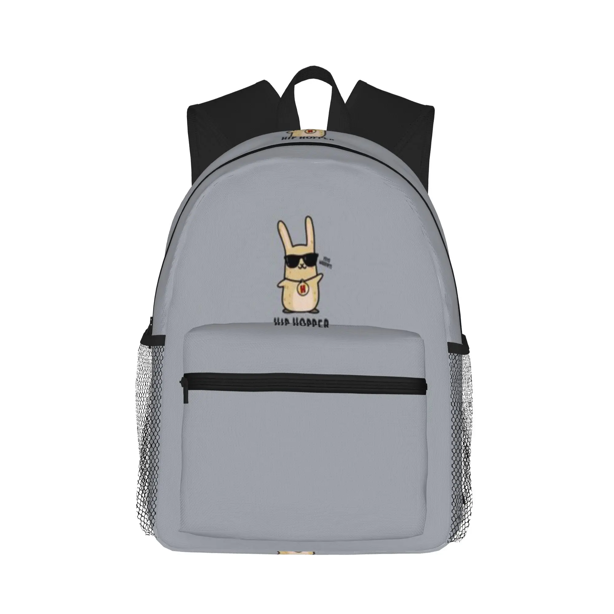 Hip Hopper Funny Rabbit Puns  Casual Backpack for Students and Adults Travel backpack