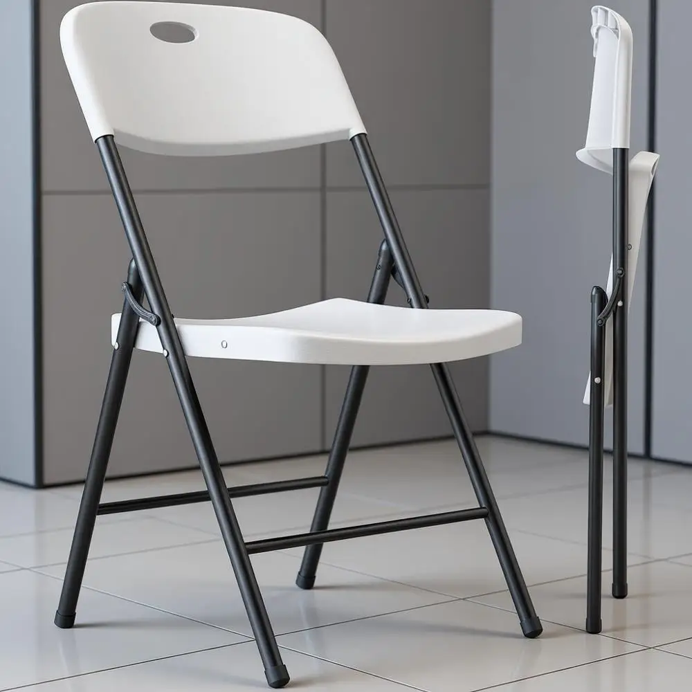 

Sturdy Stackable Plastic Chairs, 450 lbs Capacity, Comfortable for Indoor & Outdoor Use, Ideal for Weddings, Parties, Patios, Of