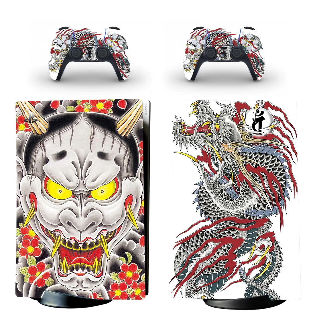 Yakuza PS5 Digital Skin Sticker Decal Cover for Playstation 5 Console & 2 Controllers Vinyl Skins