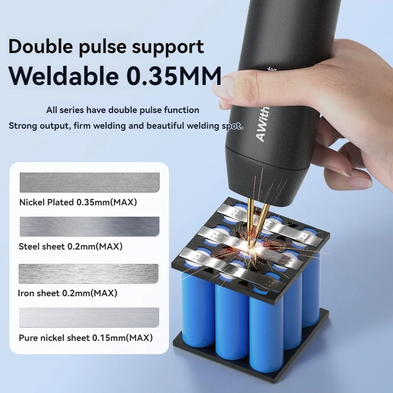 Mini Portable High Power Arc Welder Professional Handheld Tool to Weld Thick Thin Metal Plates for Industrial Home DIY Use