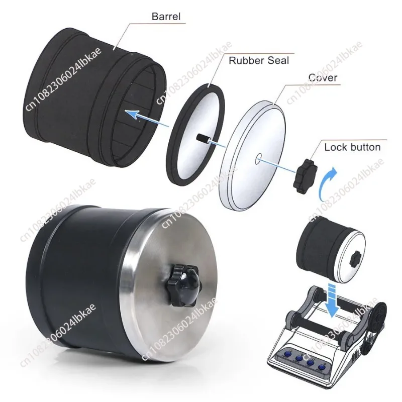 

Professional Rock Grinder Kit Rock Polisher DIY Gemstones Polishing Machine Electronic Rock Tumbler Kit