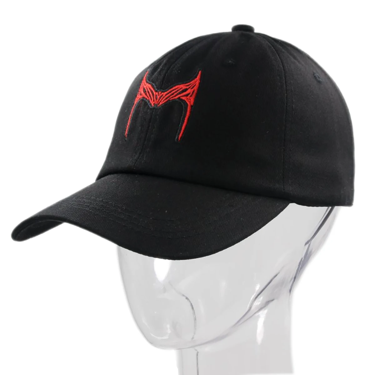 The New Scarlet Witch Head Embroidered Baseball Cap Witch Helmet Hats Woman Cap Cotton Man Adjustable Hat