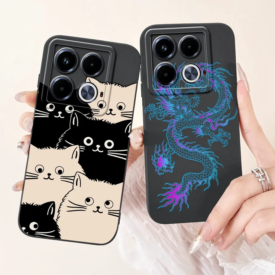 Soft Silicone TPU Case For Infinix Note 40 Pro Plus Back Cover Child\'s Cool Style Cartoon Bumper Shell Funda For Infinix Note 40