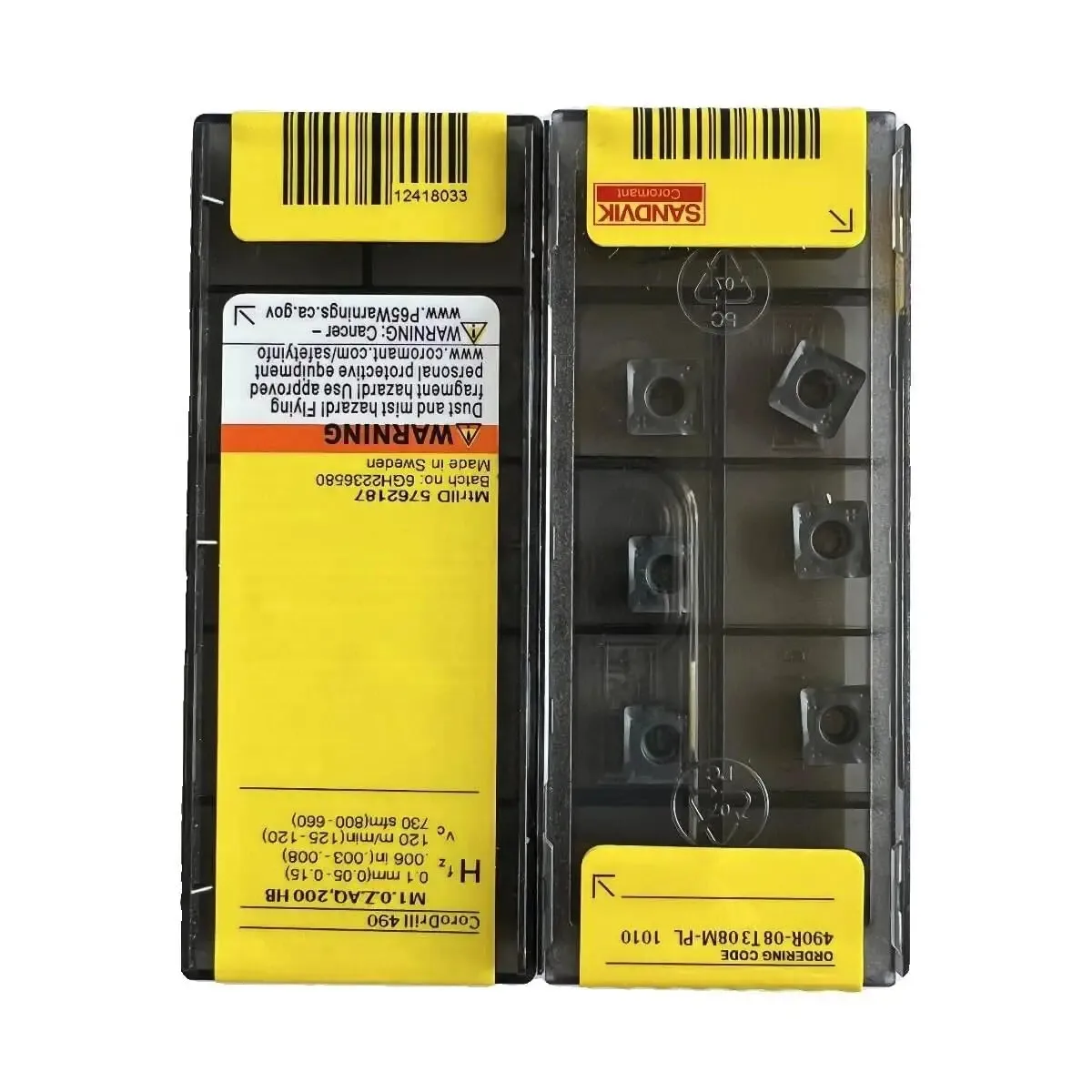 

490R-08T308M-PL 1010 /Original genuine CNC alloy blade 10 PCS