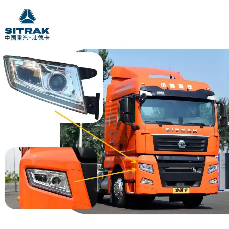 

Original Quality Sinotruk SITRAK C7H Truck LED Headlight Front Lamp Head Lamp Assembly 812W25101-6022 Front Light Head Light