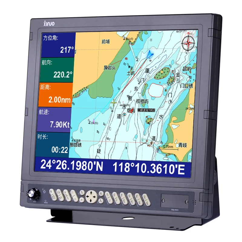 

Big screen Marine Electronic Device XINUO 17 Inch GPS Chart Plotter in fishing Chartplotter