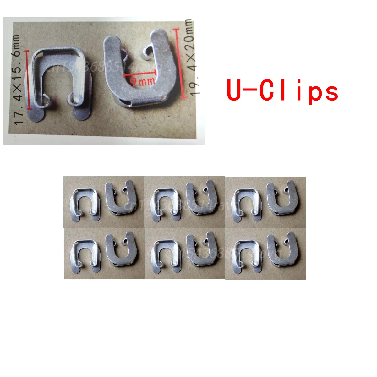 10x / 50x / 100x / 500x Metal U-Clips Locking Clip Lock Washer Clutch Seat N90070303 N90070306 for Audi Vw