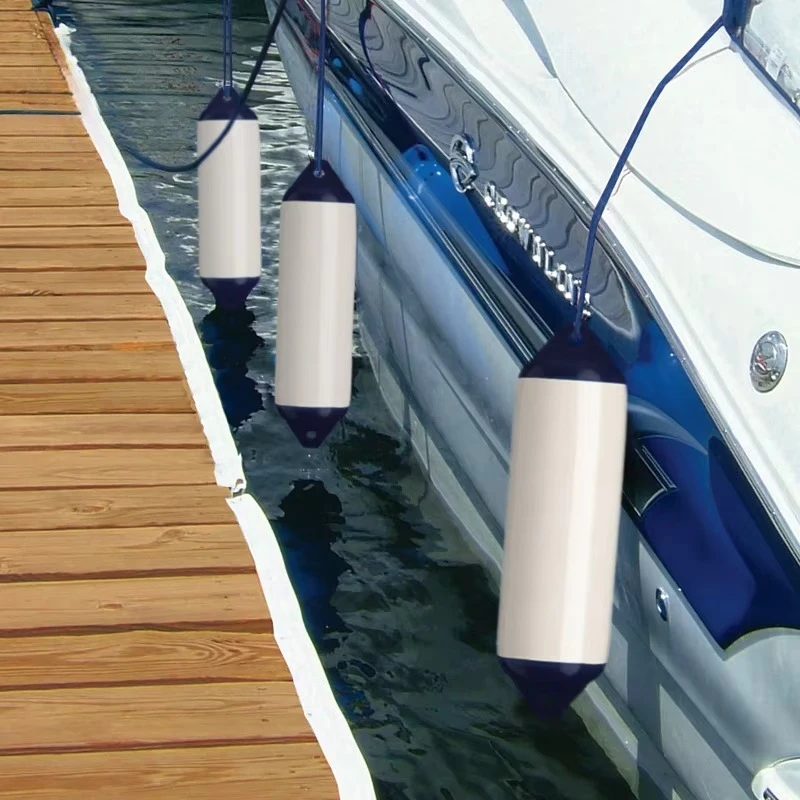 Genuine Marine Yacht Blue and White F Series EVA Foam Boat Fender for Ship Yacht