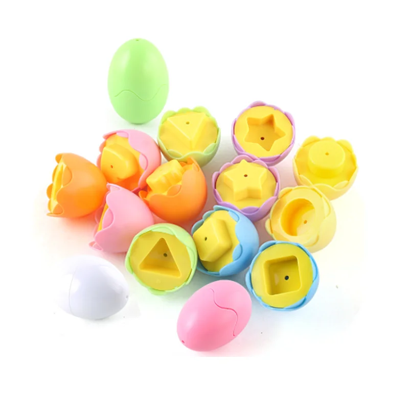 Kid best-seller Egg learning number riconoscimento del colore egg toy matching egg kids baby easter toys Educational early education toy