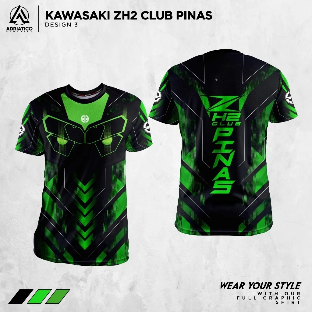 

Kawasaki Ninja Motorcycle Racing T-shirt for Men and Women Outdoor Sports Leisure Cycling Adult Speed Drying 3D Printing