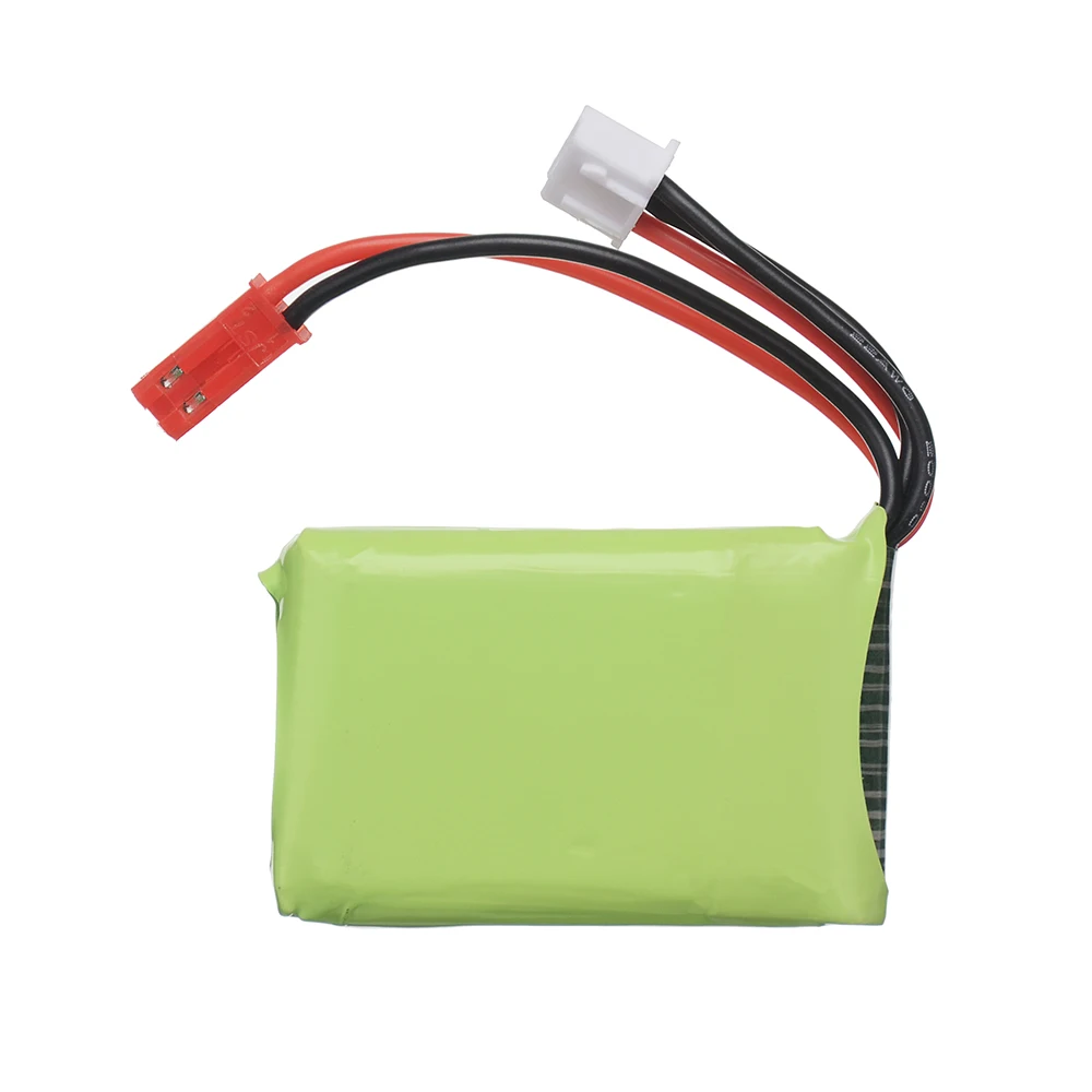 1/3/5/8/10PCS 7.4V Lipo Battery For Flysky FS-GT5 Transmitter RC Model Parts For MC6C MCE7, 7.4V 1600mah Battery With JST Plug view 6