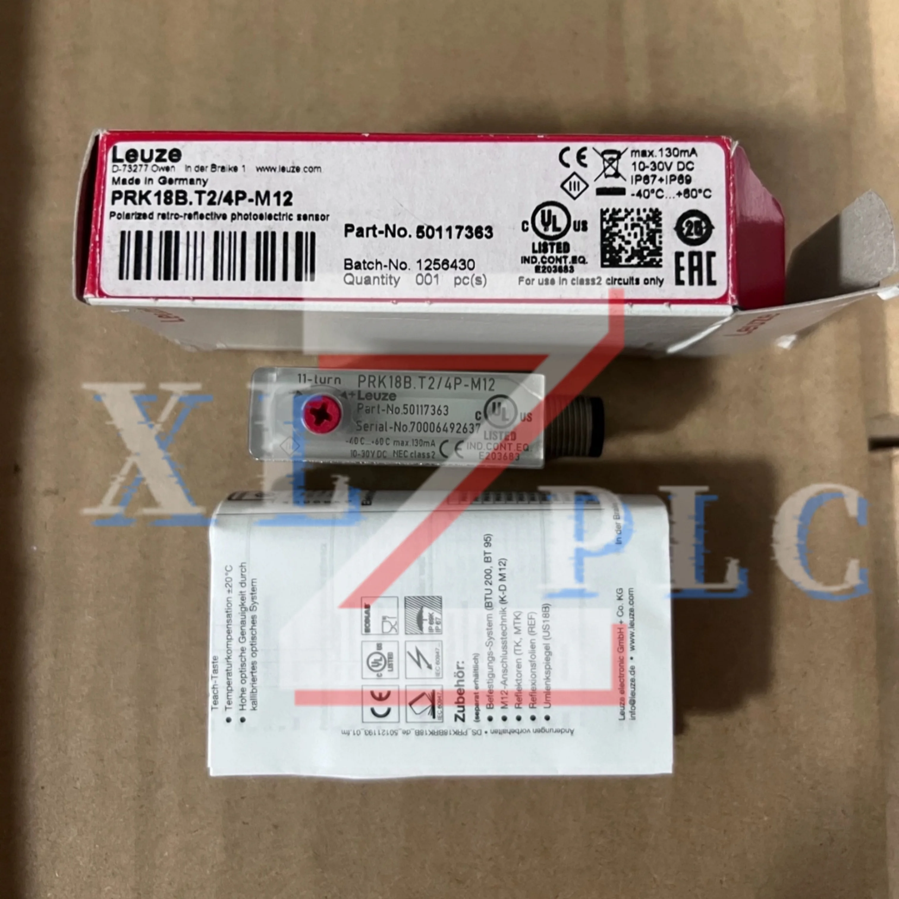 

Датчик новый в коробке PRK18B.T2-4P-M12