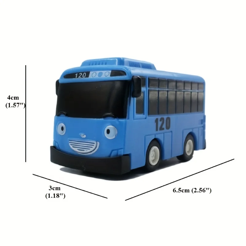 Mini Bus Cars Toy Pull-Back Motor Vehicle Ride Car Toys for Kids Boys & Girls