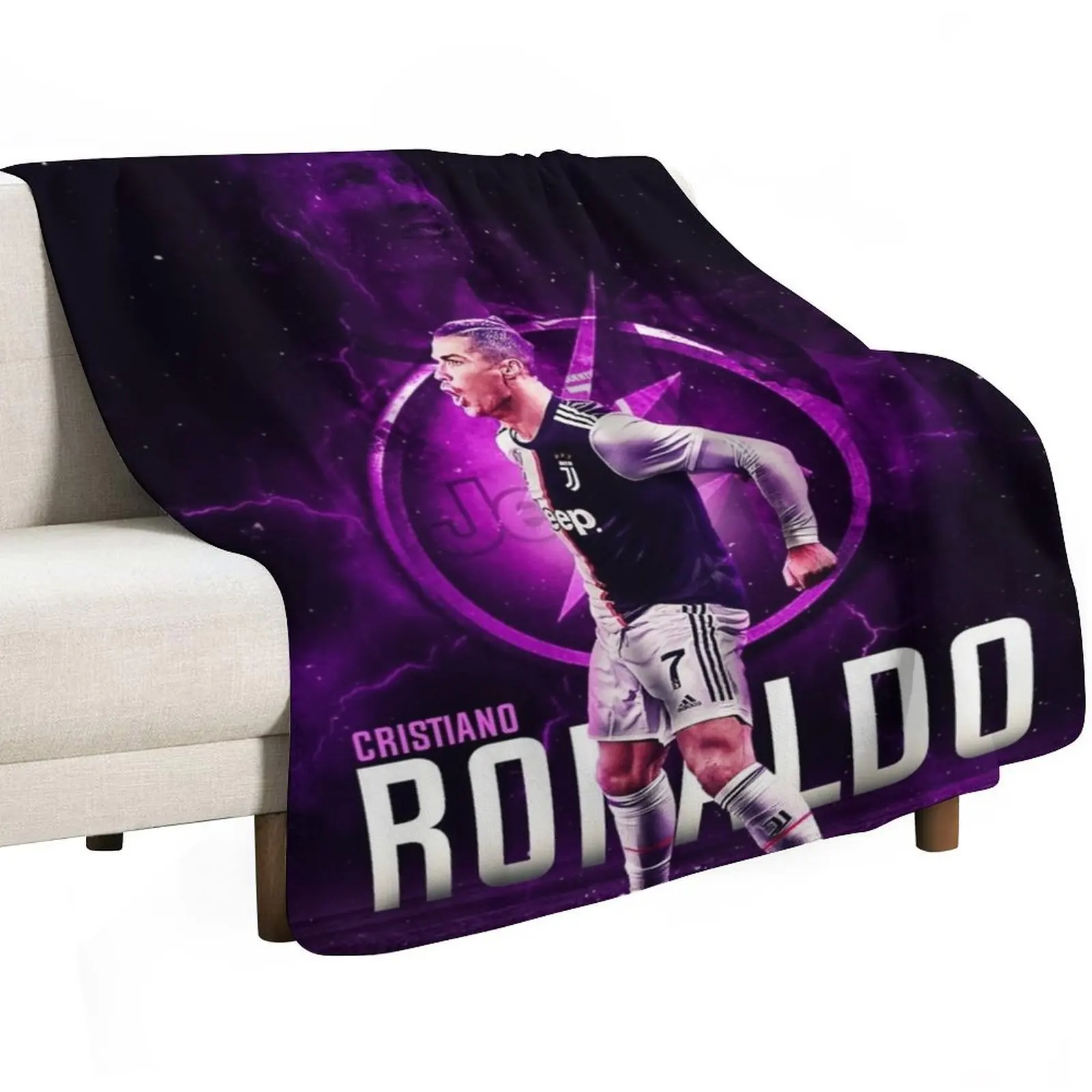 Wallpaper Cristiano Art Throw Blanket christmas decoration bed plaid Soft Beds Travel for sofa blankets ands Blankets