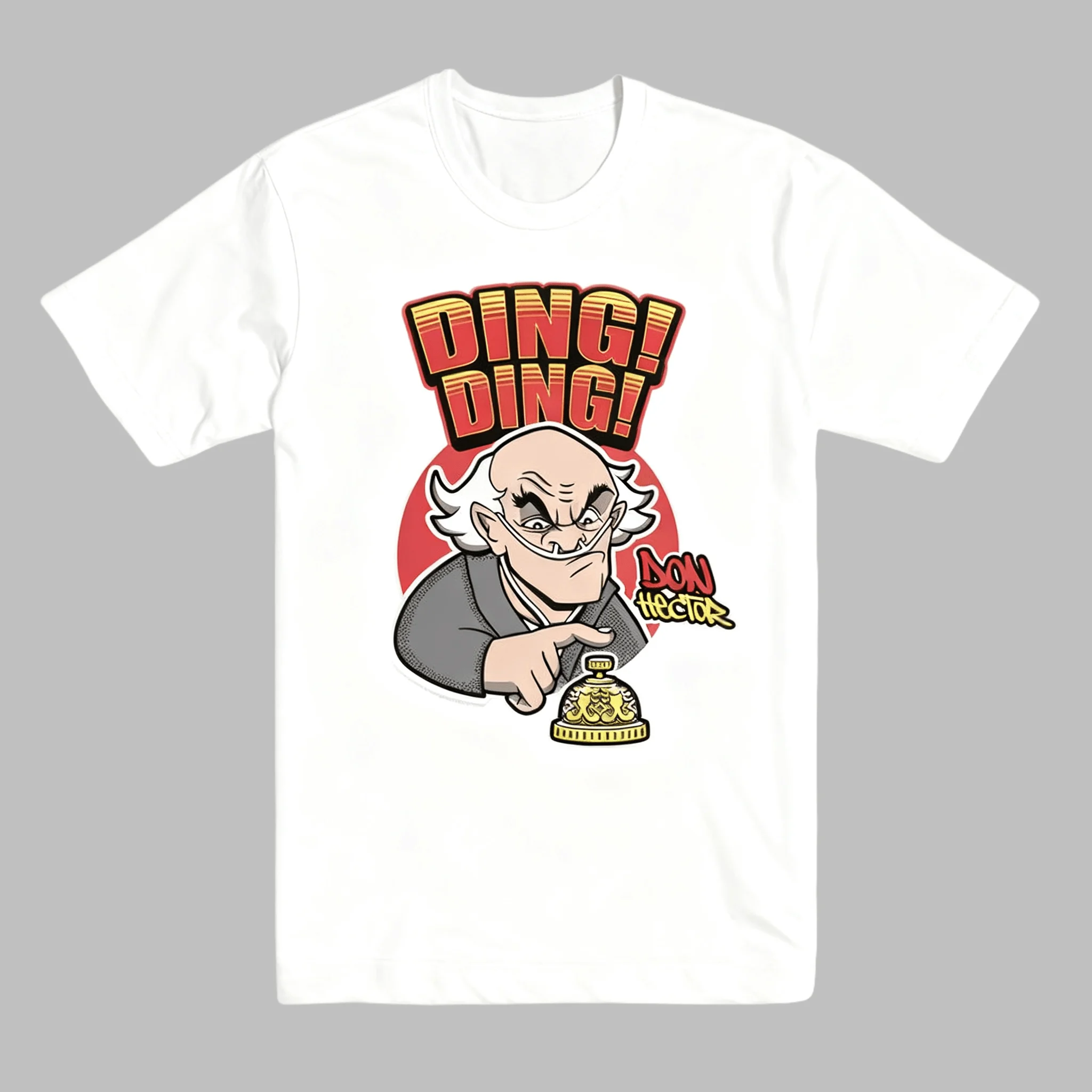 2026Don Hector Ding Ding Breaking Bad Printed Casual Fashion Summer T-shirt Men and Women Loose Retro T-shirt