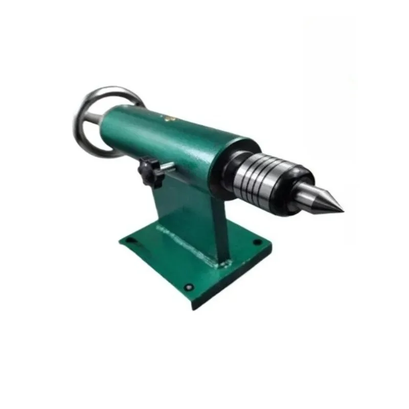 Pneumatic Live Center Tailstock for Woodworking Lathe, CNC Rotary Axis Engraving Machine Turning Center & Drill Chuck