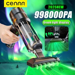 CENRR Car Vacuum Cleaner 998000PA Strong Suction Dust Display Lamp Powerful Portable HandHeld Car Cleaner Air Gun