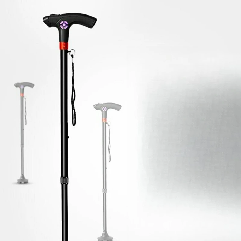 

Multifunctional crutches Smart elderly canes Non-slip retractable gifts for the elderly Outdoor mountaineering poles Smart
